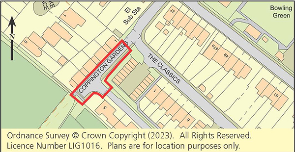 Lot: 37 - FREEHOLD LAND & ROADWAY - Plan showing location